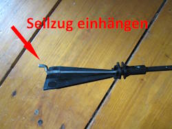 Seilzug einhängen